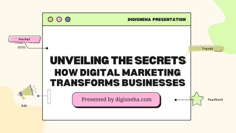 Learn how Digital Marketing Transforms Businesses